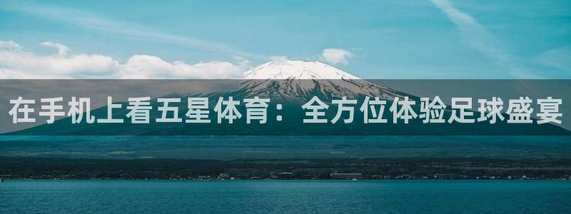 360体育直播吧360体育在线直播：在手机上看五星体育：全方位体验足球盛宴